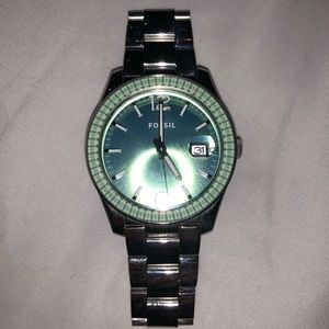 Woman’s Fossil watch stainless steel